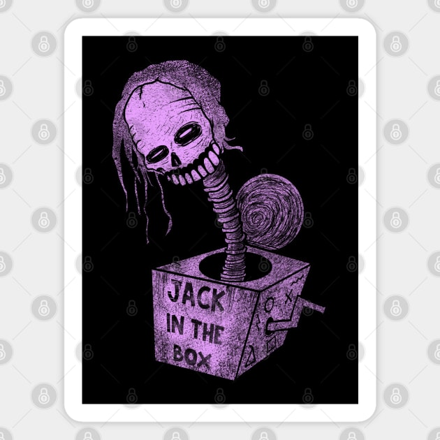 Jack In The Box [Purple Edition] Magnet by DeathAnarchy